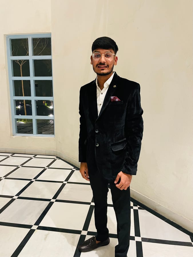 Kishan Surana, founder of Rapid Rise, on a factory floor in Gujarat