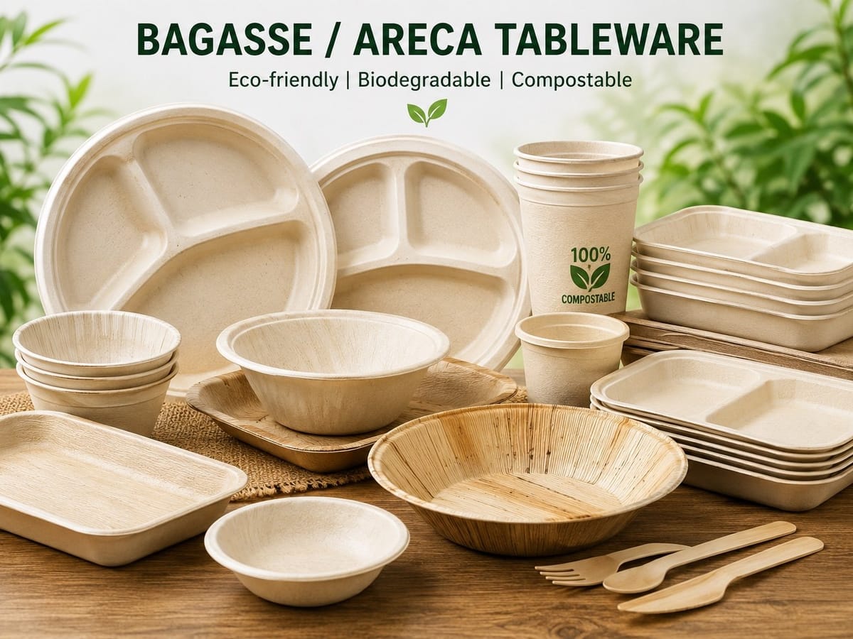 Bagasse / areca tableware
