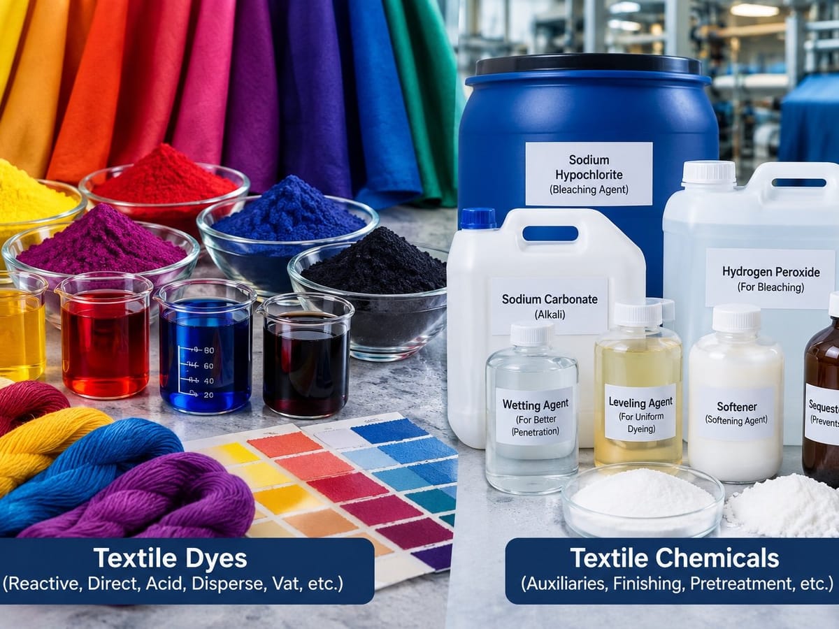 Textile dyes & chemicals